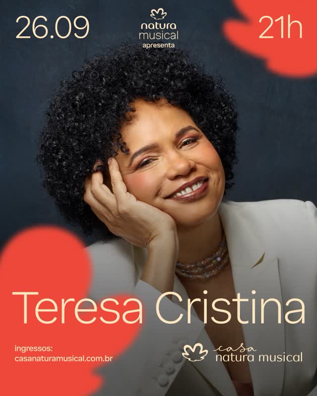 Teresa Cristina | Lançamento do novo álbum “Tudo Que Eu Tenho”