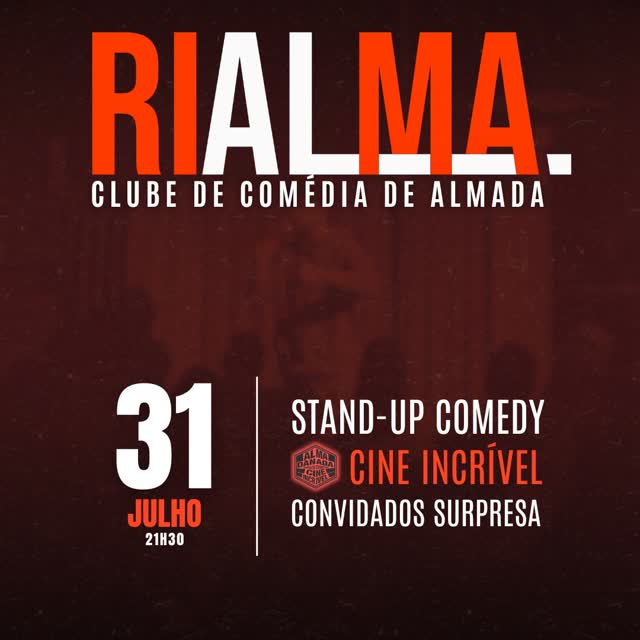 RIALMA. CLUBE DE COMÉDIA DE ALMADA STAND-UP COMEDY