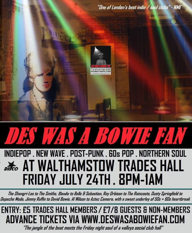 Des Was a Bowie Fan