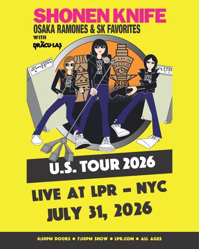 SHONEN KNIFE OSAKA RAMONES & SK FAVORITES U.S. TOUR 2026