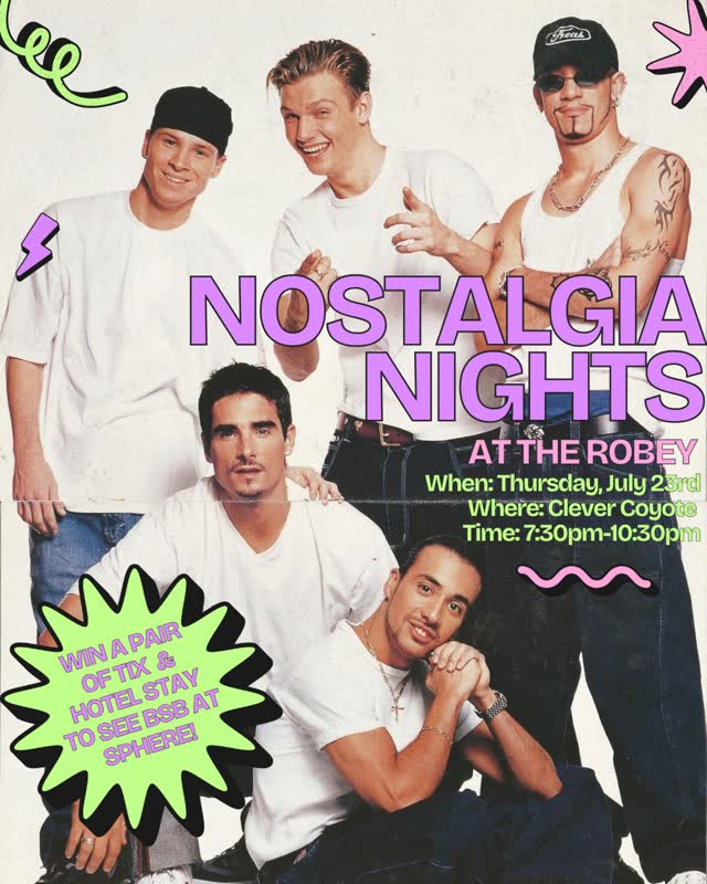 Nostalgia Nights at The Robey