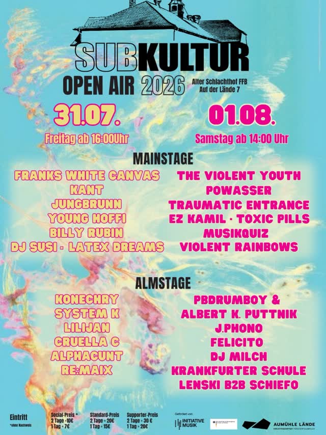 SUBKULTUR OPEN AIR 2026
