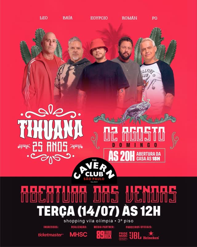 Show de 25 anos do TIHUANA