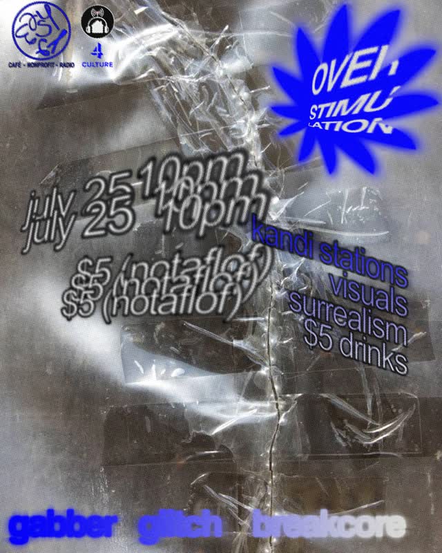 OVERSTIMULATION: glitchcore/breakcore party