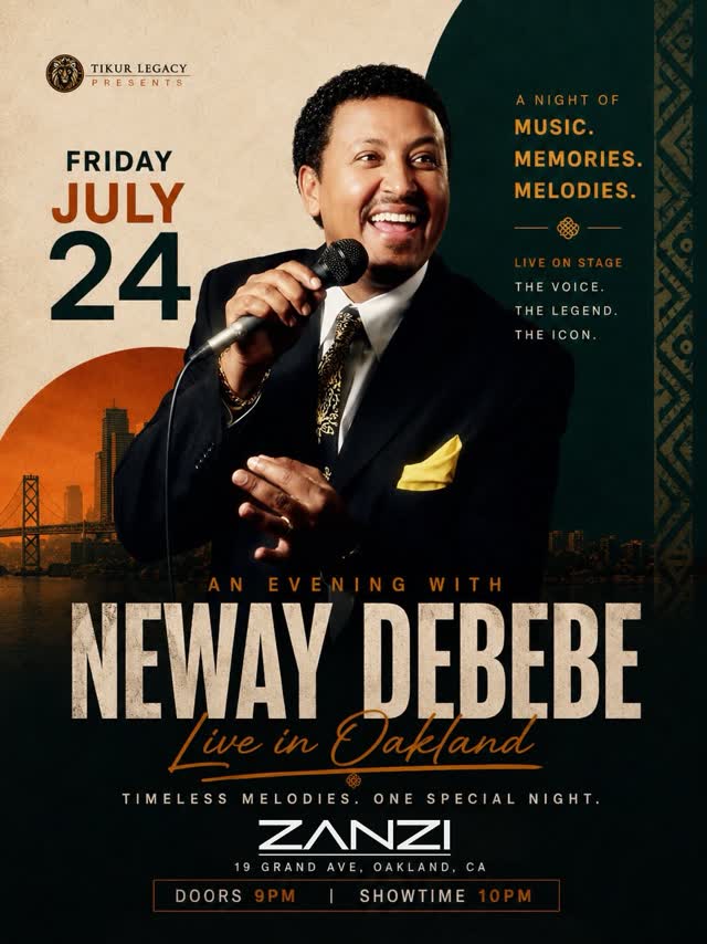LIVE MUSIC returns to Zanzi: Neway Debebe