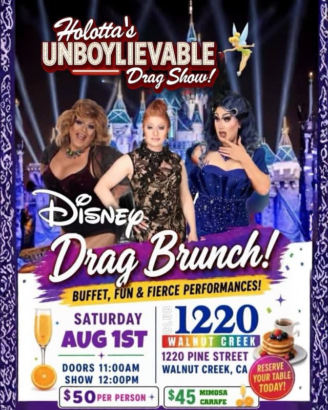 Holotta's UNBOYLIEVABLE Drag Show! Disney Drag Brunch!