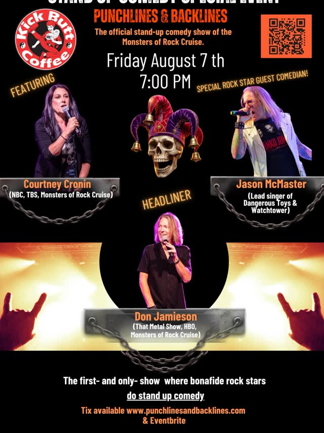 PUNCHLINES & BACKLINES: The official stand-up comedy show of the Monsters of Rock Cruise