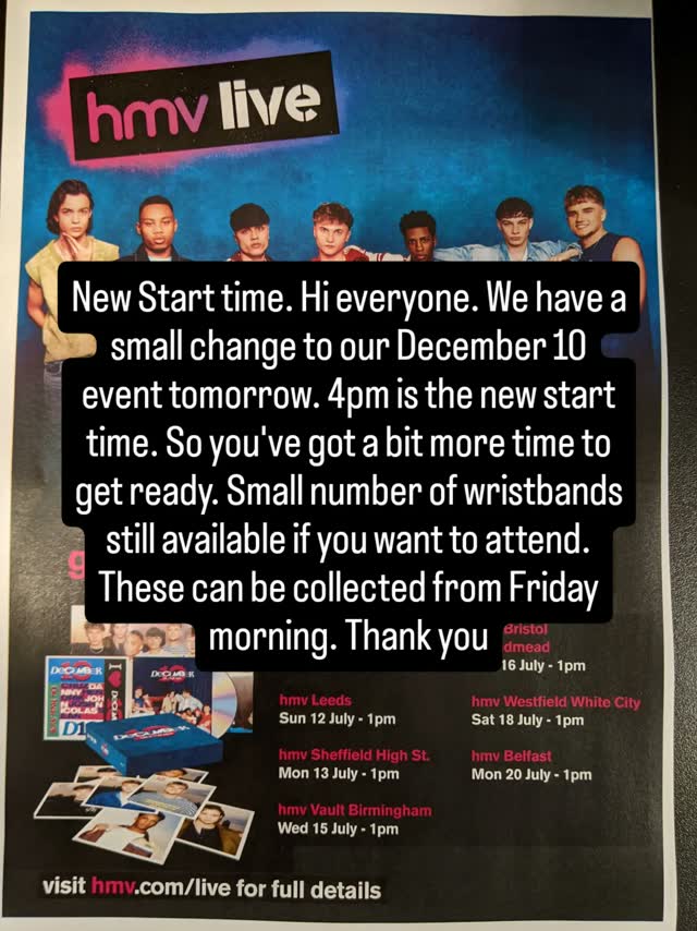December 10 Event