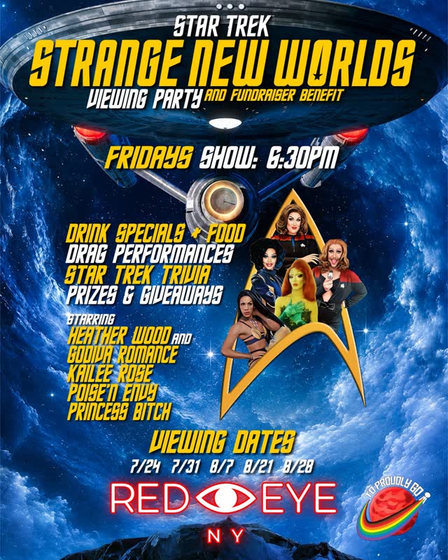 STAR TREK STRANGE NEW WORLDS VIEWING PARTY AND FUNDRAISER BENEFIT