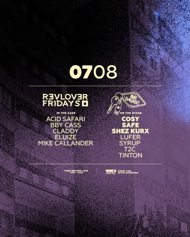 REVOLVER FRIDAYS & OUR GARAGE