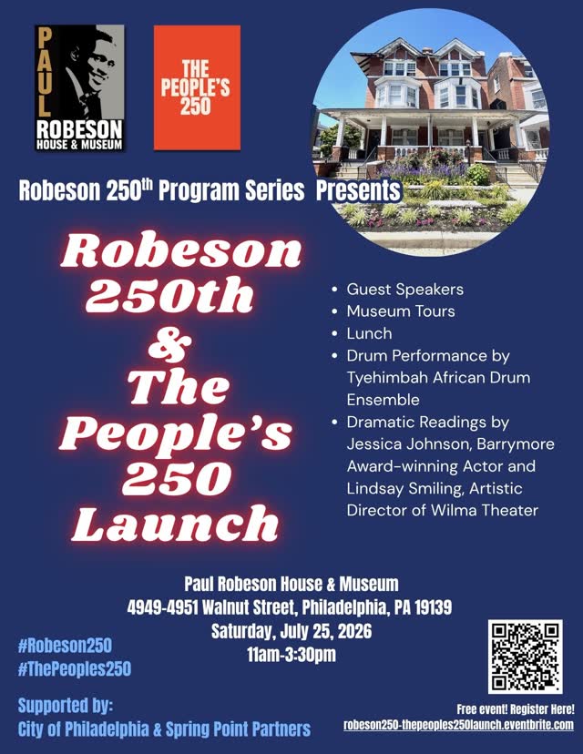 Robeson 250th Program Series and The People’s 250 Kickoff