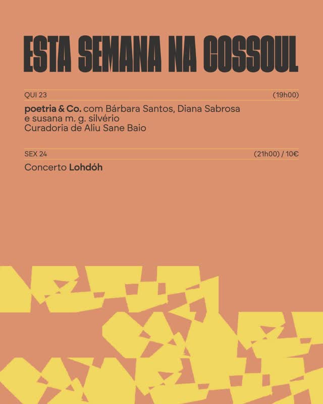 ESTA SEMANA NA COSSOUL