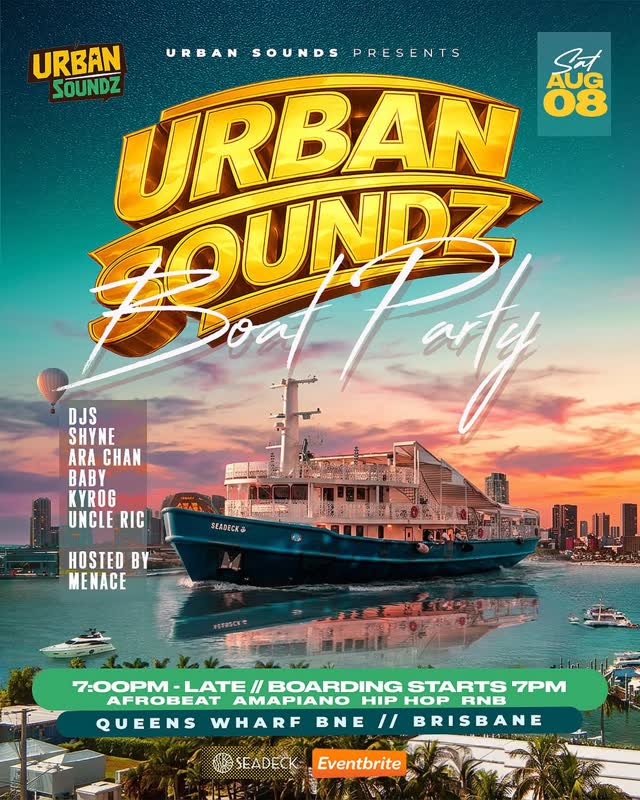 URBAN SOUNDZ Boat Party