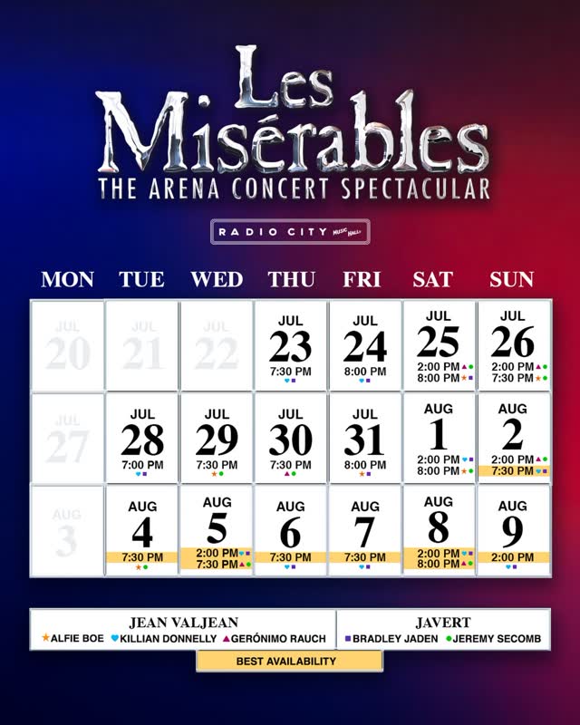 Les Misérables The Arena Concert Spectacular