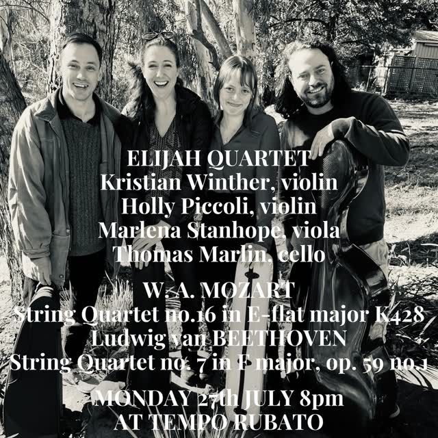 ELIJAH QUARTET: MOZART, BEETHOVEN