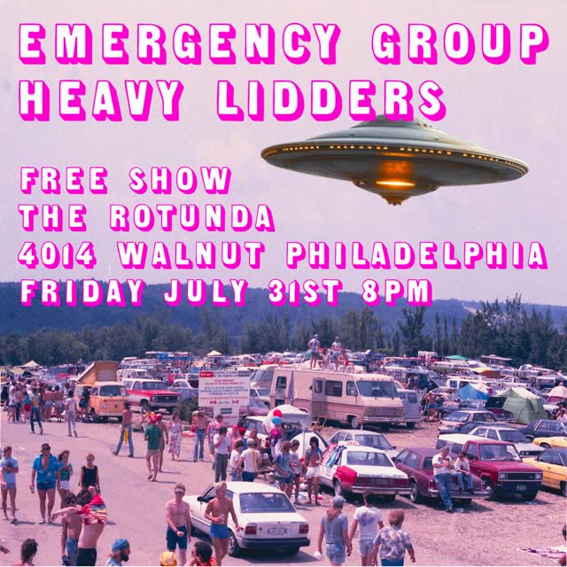 Emergency Group and Jeffrey Alexander + The Heavy Lidders LP release show + UK Tour kickoff