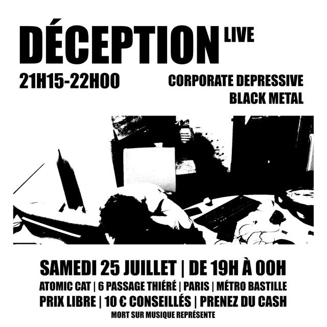 DÉCEPTION (live) Corporate depressive black metal