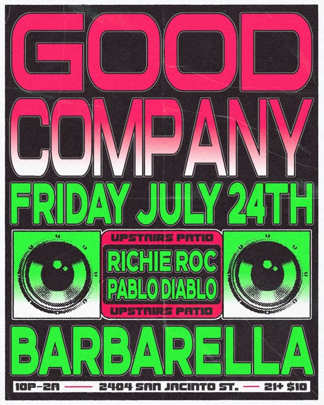 Good Company @barbarellahtx patio