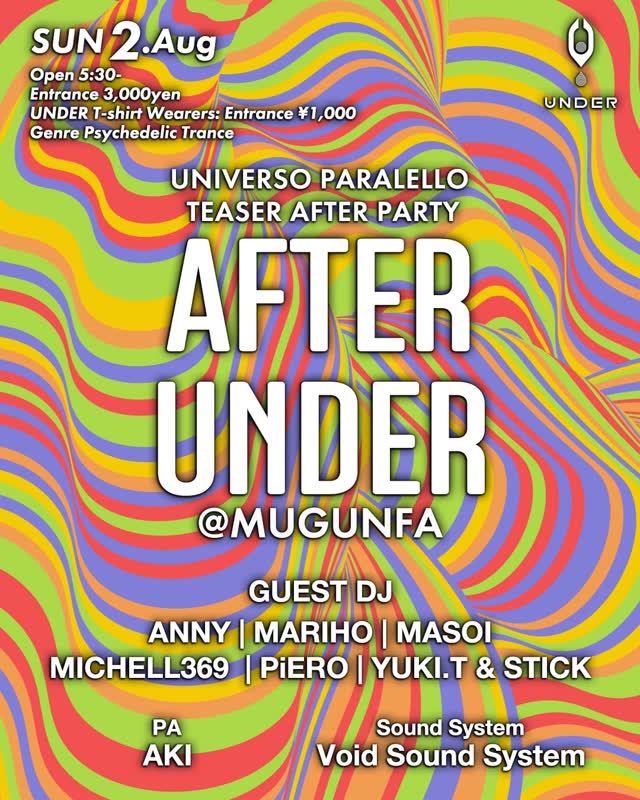 AFTER UNDER
