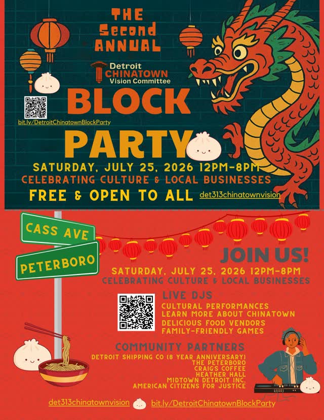 2nd Annual Detroit Chinatown Block Party
