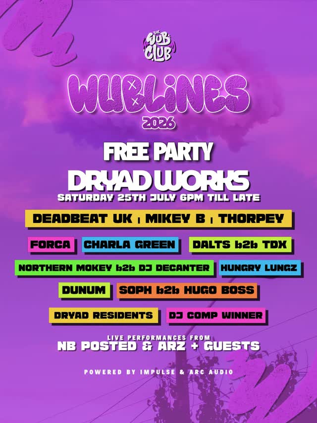 FREE PARTY AT DRYAD-WORKS