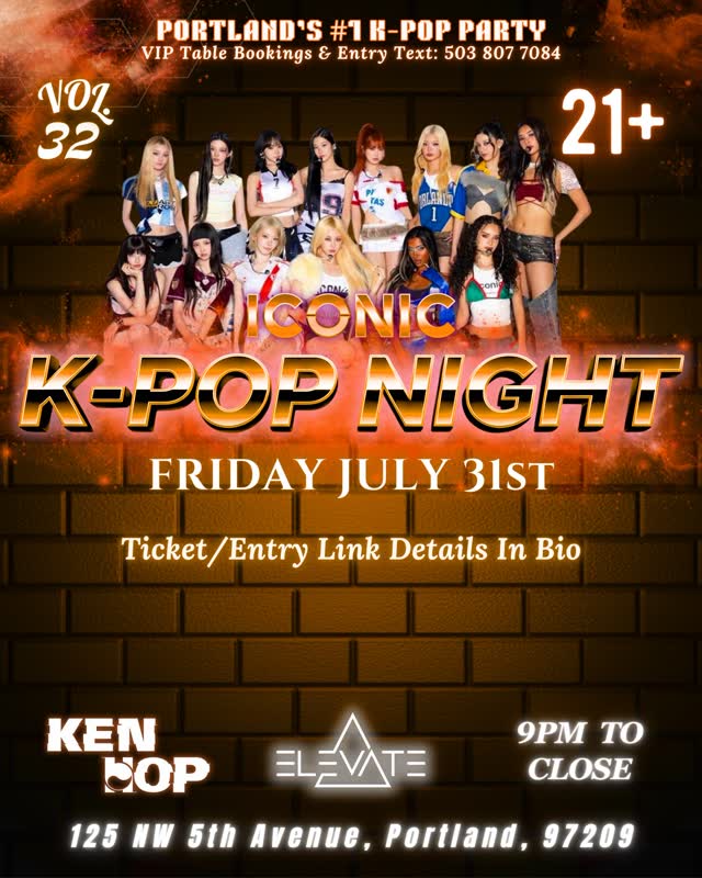 PORTLAND — K-POP NIGHT JULY
