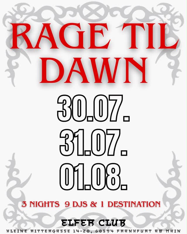 RAGE TIL DAWN