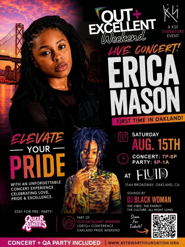 OUT + EXCELLENT WEEKEND feat. ERICA MASON live in Concert