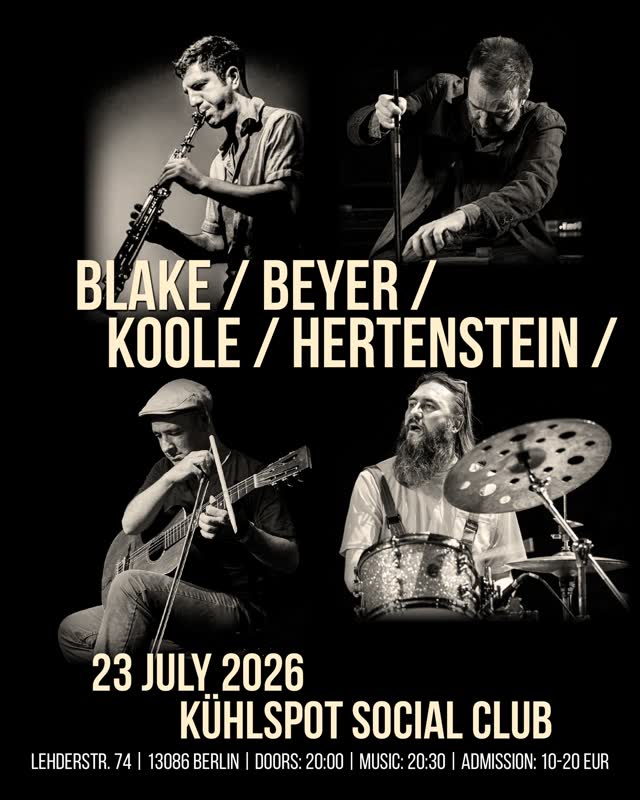 BLAKE–BEYER–KOOLE–HERTENSTEIN // KÜHLSPOT SOCIAL CLUB