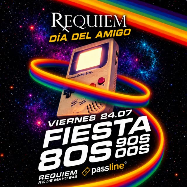 FIESTA RETRO 80’s · 90’s · 2000’s ESPECIAL DÍA DEL AMIGO