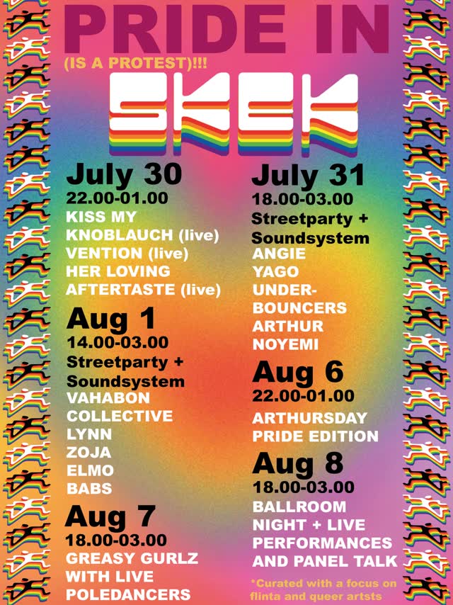 PRIDE IN SKEK (IS A PROTEST)!!!