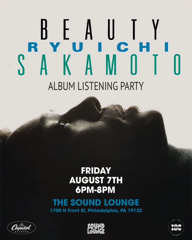 Ryuichi Sakamoto - Beauty Listening Event