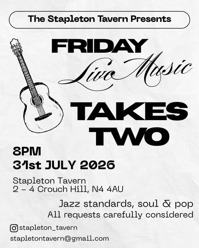 Friday Live Music - Takes Two