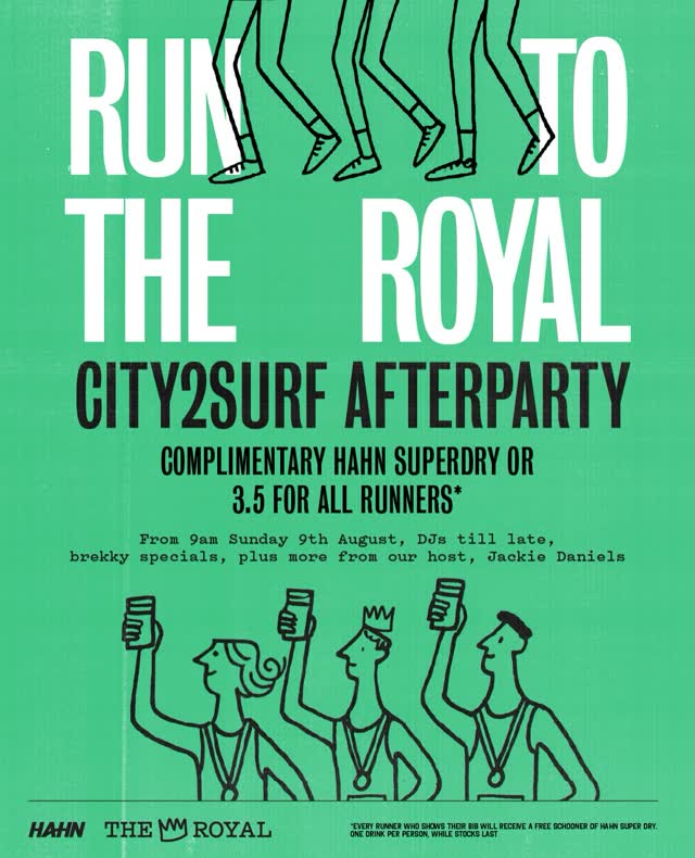 RUN TO THE ROYAL CITY2SURF AFTERPARTY