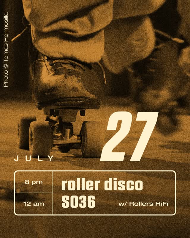Adult roller disco & dj set by @rollers_hifi