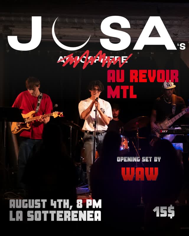 JOSA's ATMOSPHERE AU REVOIR MTL