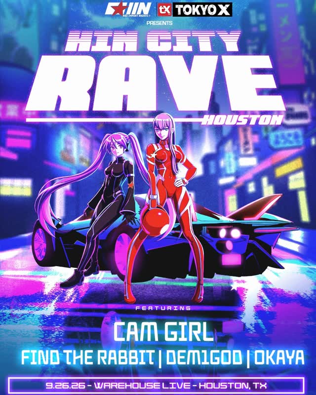HIN City Rave featuring CAM GIRL