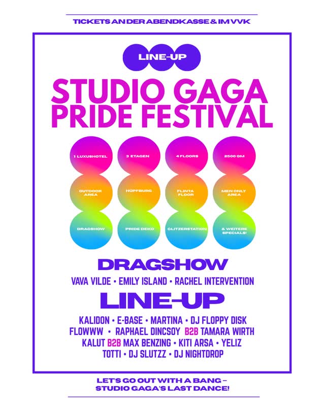 STUDIO GAGA PRIDE FESTIVAL