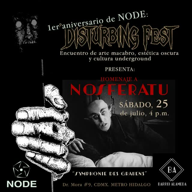 1er aniversario de NODE: DISTURBING FEST - HOMENAJE A NOSFERATU