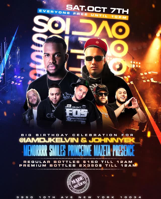 SOLDAO: BIG BIRTHDAY CELEBRATION FOR @IAMDJKELVIN & JOHNNYEK