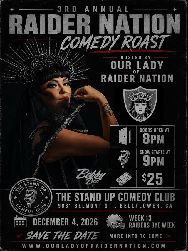 3rd Annual Raider Nation Comedy Roast