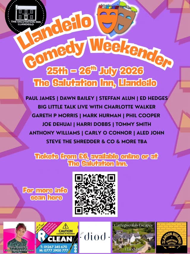 LLANDEILO COMEDY WEEKENDER